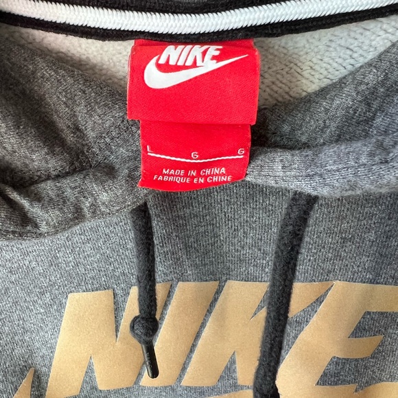 Nike Women’s Gray and Gold Hoodie Size Large - Picture 4 of 4